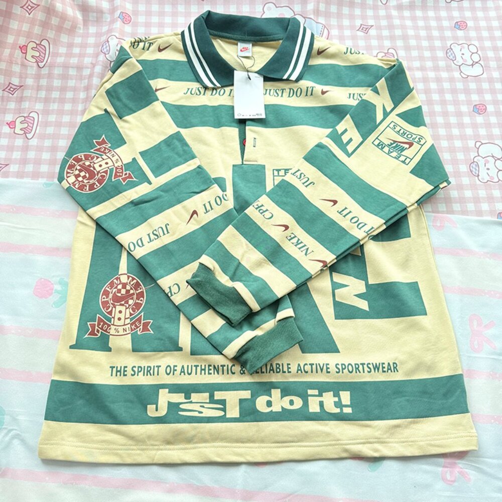 Nike x CPFM Logo Printed Lapel Sweatshirt